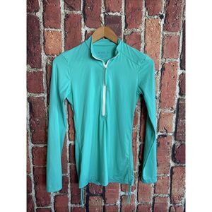 Carve Designs Top Womens XS Green Rashguard Surfer Swim Beach Outdoor Mom